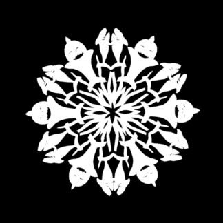 Baby Shark Snowflake Pattern