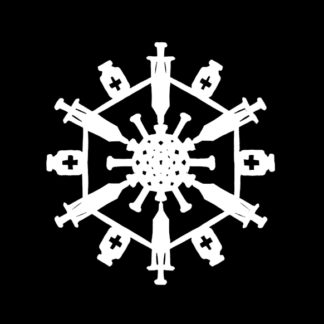 COVID Vaccine Snowflake Pattern