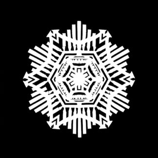 paper snowflake template