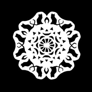 Cats Paper Snowflake