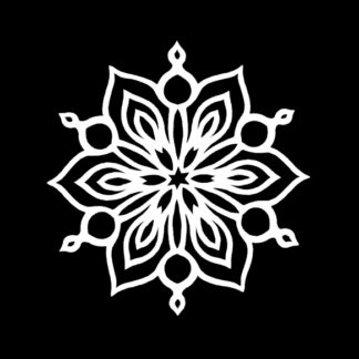 Diwali Paper Snowflake Pattern