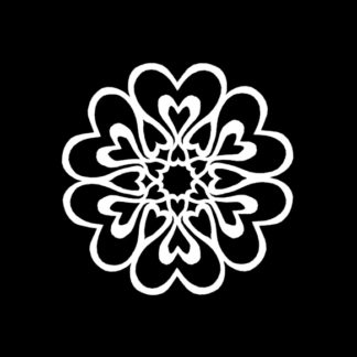 Hearts Paper Snowflake